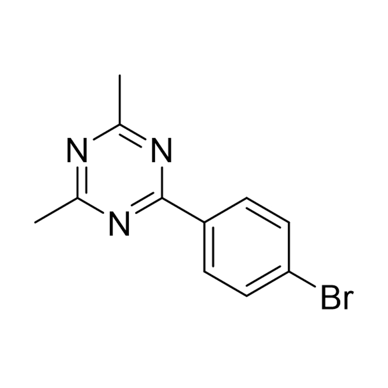 2-(4-bromfenyl)-4,6-dimetyl-1,3,5-triazin