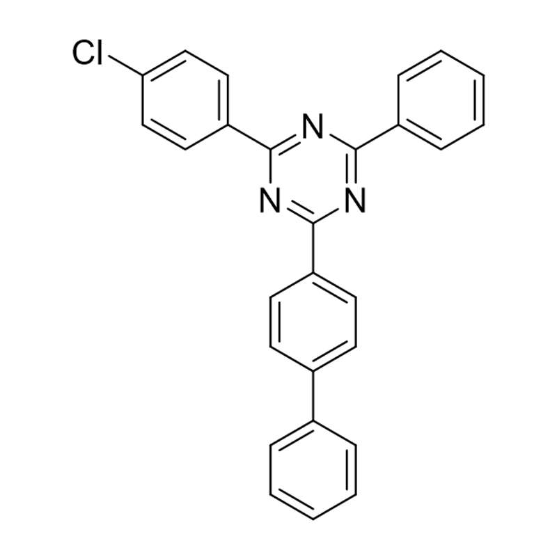 2-(bifenyl-4-yl)-4-(4-klorfenyl)-6-fenyl-1,3,5-triazin