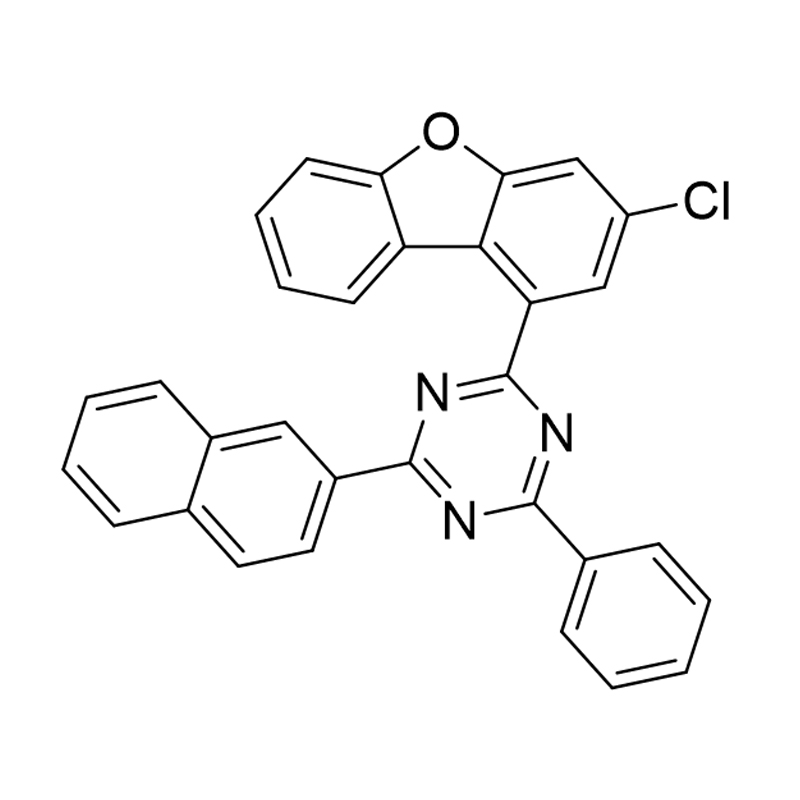 1,3,5-triazin, 2-(3-klor-1-dibenzofuranyl)-4-(2-naftalenyl)-6-fenyl-
