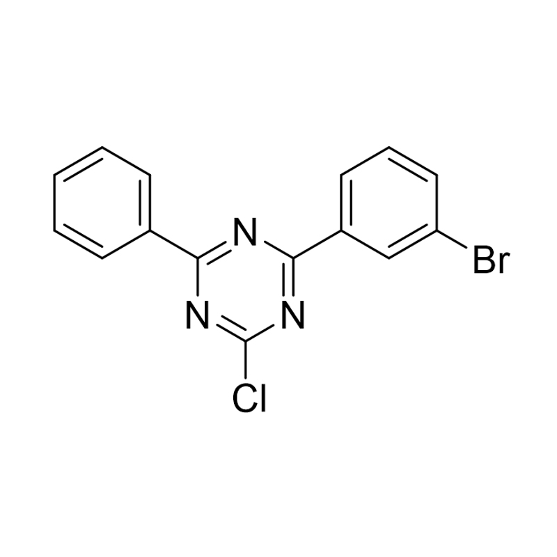 2-(3-bromfenyl)-4-klor-6-fenyl-1,3,5-triazin