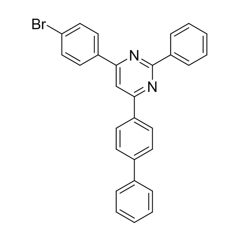 4-(bifenyl-4-yl)-6-(4-bromfenyl)-2-fenylpyrimidin